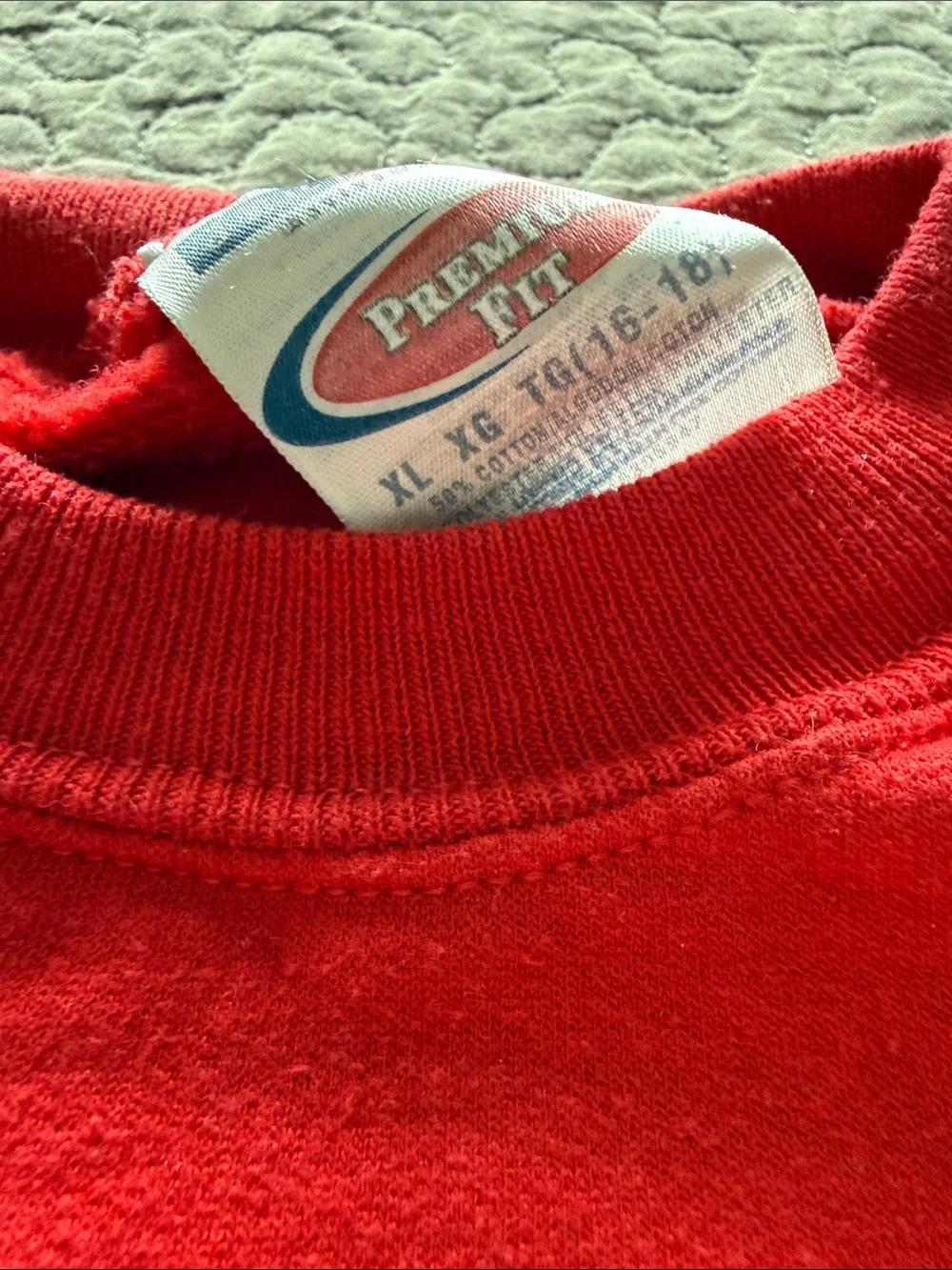 Premier Red Crewneck Sweatshirt